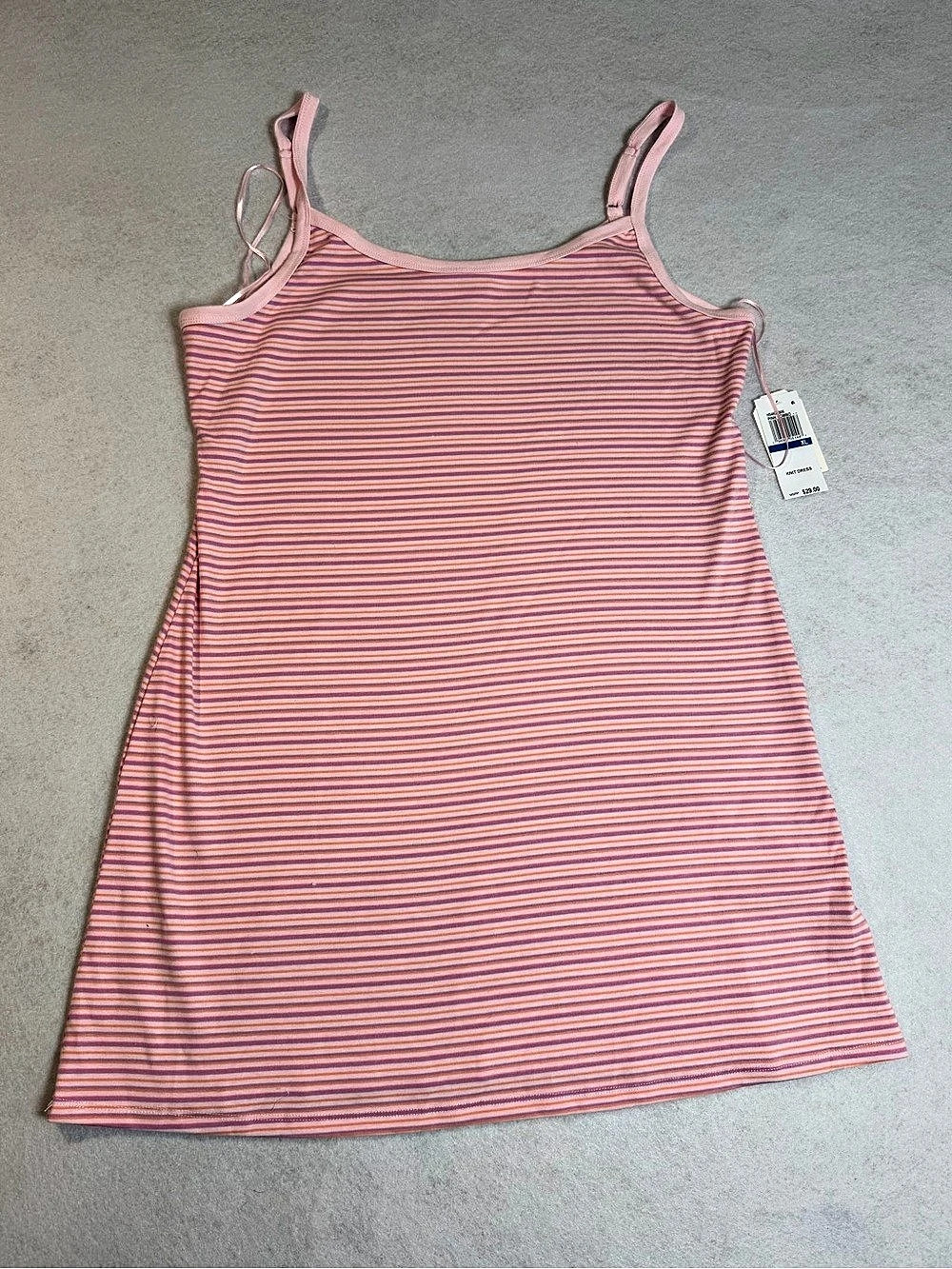 Hippie Rose Striped Mini Dress in Pink & Purple Size XL NWT